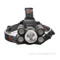 Best Selling 5 1500 Lumens Brightest 18650 Led Miner Headlamp Head Lamp For Hunting Battery Operated Headlight